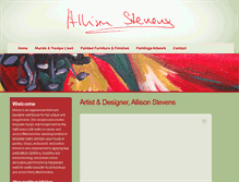 Tablet Screenshot of allisonstevens.co.uk